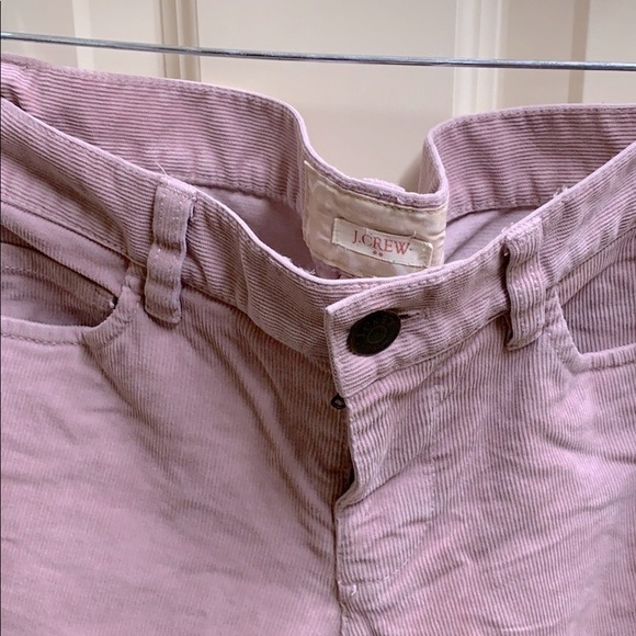 J. Crew Rose Mauve Corduroys size 27 - Picture 3 of 4